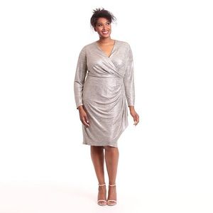 London Times Gold Dress